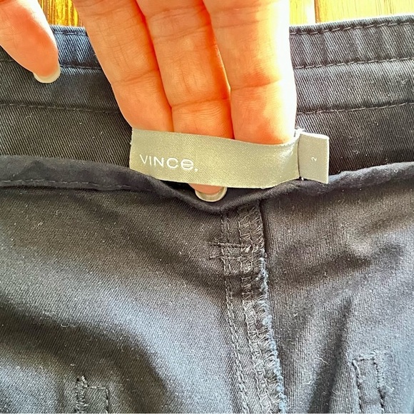 Vince Women's Cropped Black Pants. Size 2. - Picture 3 of 5